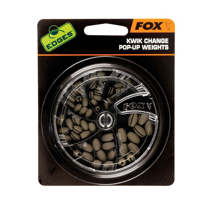 Грузила коропові Fox International Edges Kwick Change Pop-up Weight Dispenser сірі CAC518 2