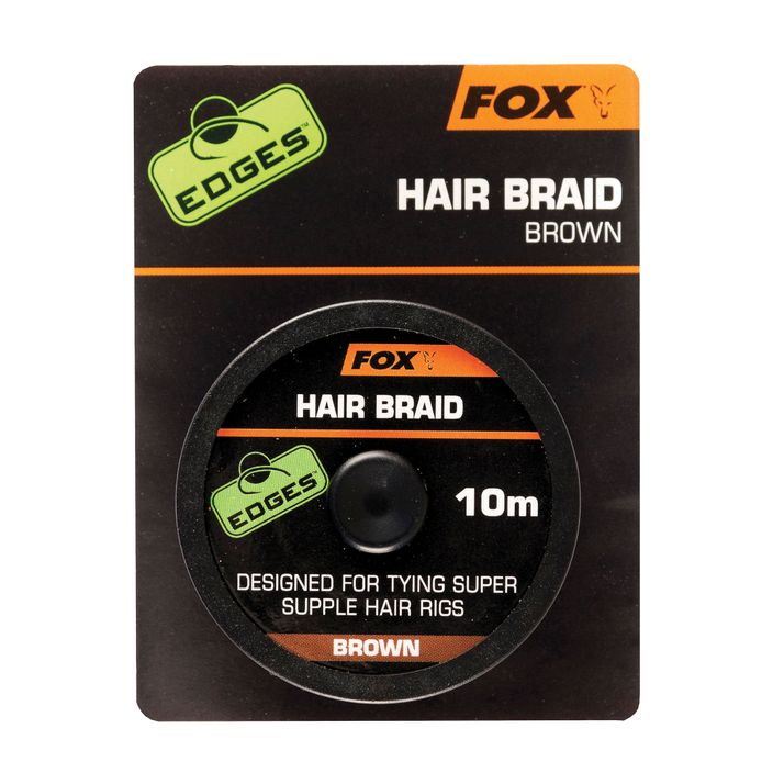 Плетена волосінь коропова Fox International Edges Hair Braid коричнева CAC565 2