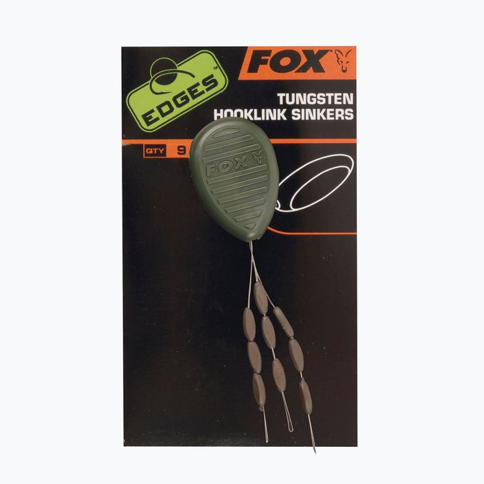 Обважнювачi коропові Fox International Edges Tungsten Hooklink Sinkers коричневі CAC585
