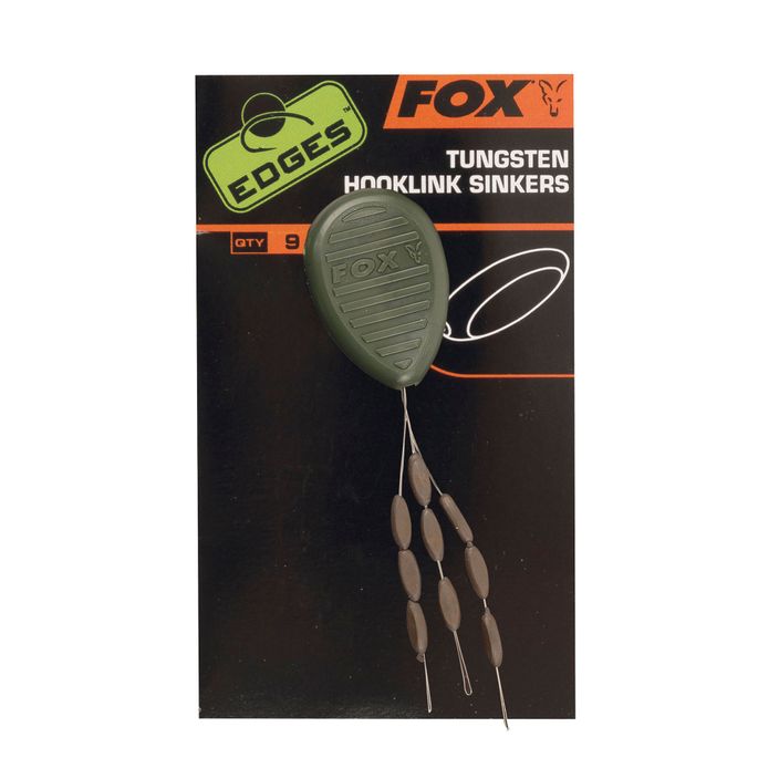 Обважнювачi коропові Fox International Edges Tungsten Hooklink Sinkers коричневі CAC585 2
