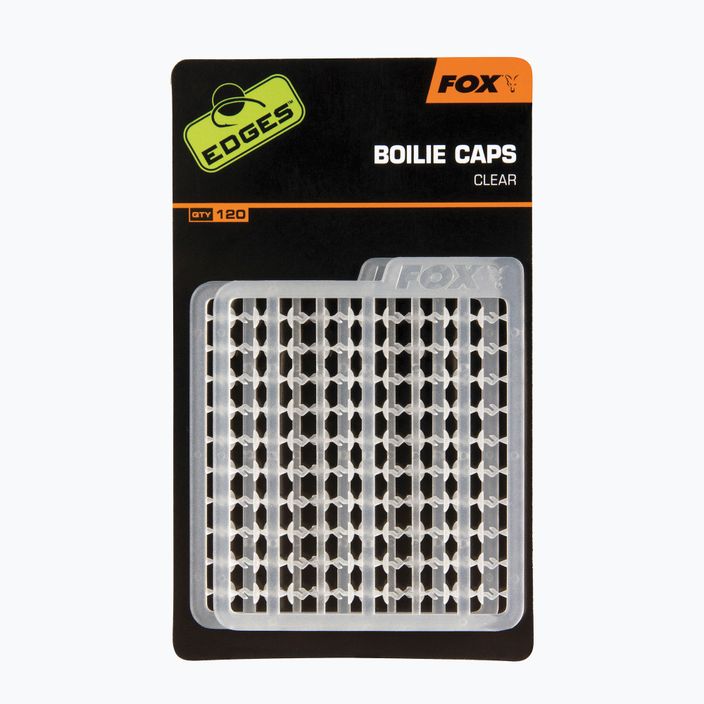Стопери для бойлів Fox International Edges Boilie Caps прозорі CAC601
