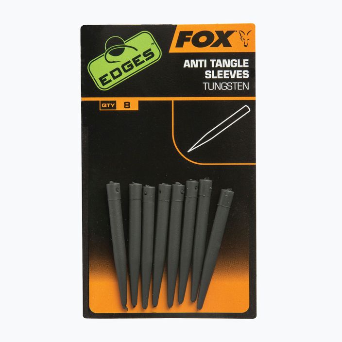 Протизакручувачі Fox International Edges Tungsten Anti tangle Sleeve 8 шт. сірі CAC630