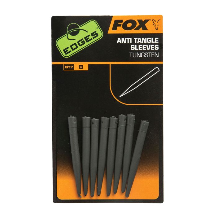 Протизакручувачі Fox International Edges Tungsten Anti tangle Sleeve 8 шт. сірі CAC630 2