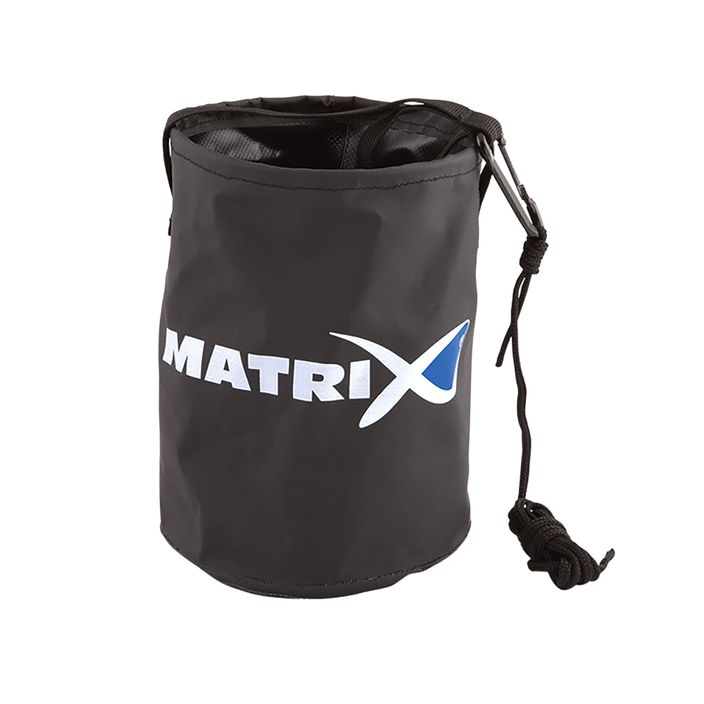 Відро коропове складане Matrix Collapsible Water Bucket inc Cord чорне GLU061 2
