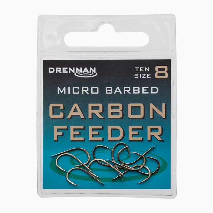Гачки Drennan Carbone Feeder сріблясті HSCFDM012