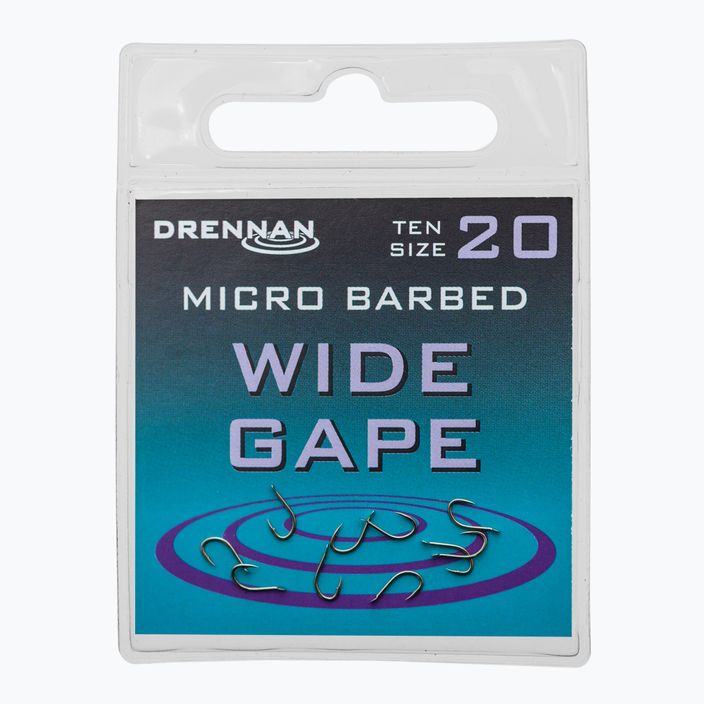 Гачки Drennan Wide Gape сріблясті HSWDGM020