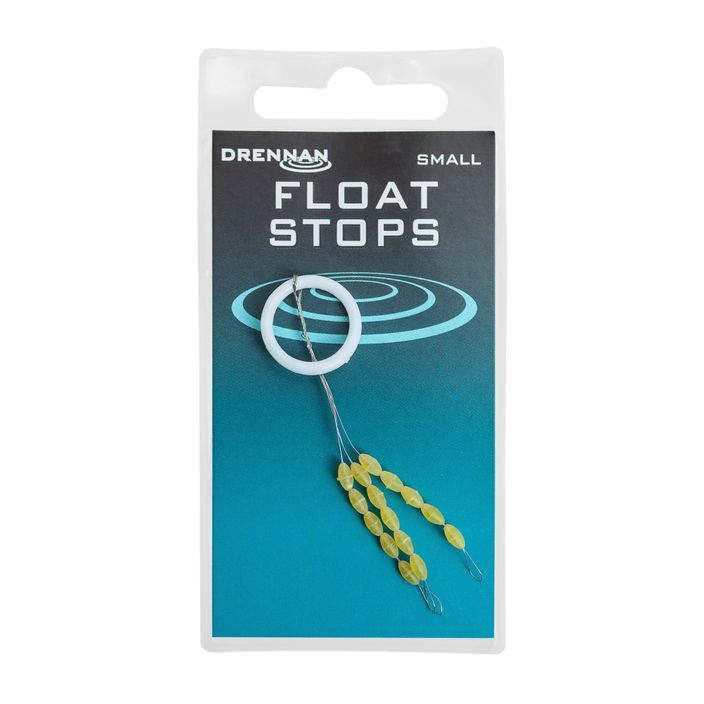 Стопер для волосіні Drennan Float Stops латексний жовтий TGFS000 2