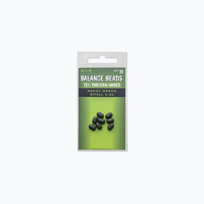 Намистини коропові ESP Balance Beads 8 шт. зелені ETTLBB01WG