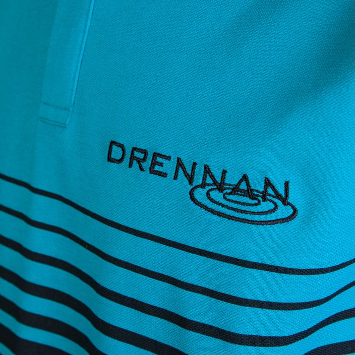 Футболка для риболовлі чоловіча Drennan Aqua Line Polo синя CSDAP205 3