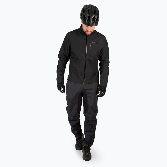 Чоловіча велосипедна куртка Endura Hummvee Waterproof чорна 2