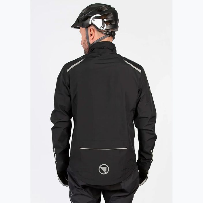 Чоловіча велосипедна куртка Endura Hummvee Waterproof чорна 3