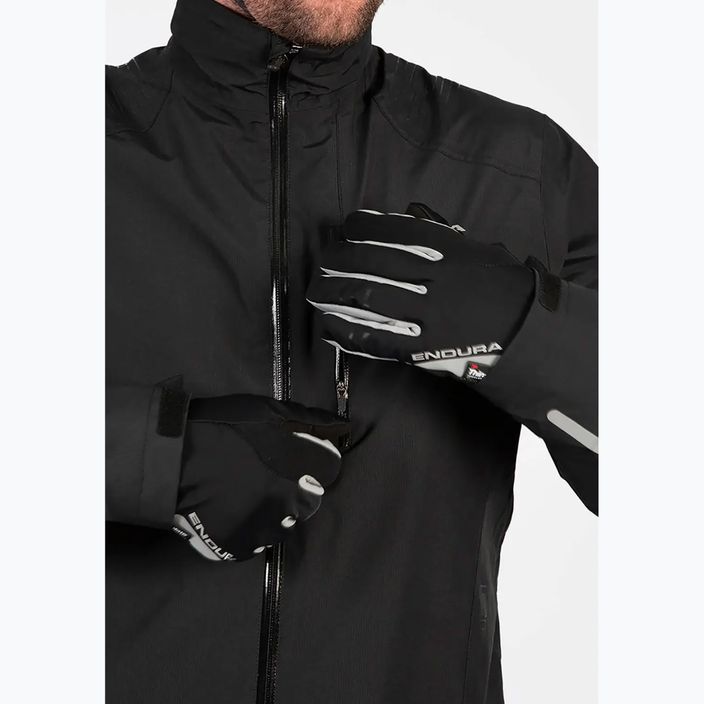 Чоловіча велосипедна куртка Endura Hummvee Waterproof чорна 8