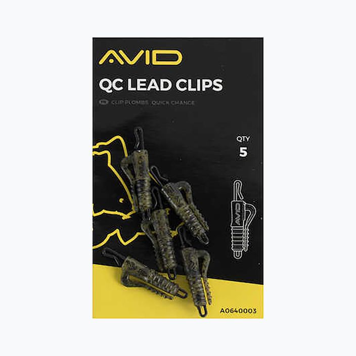 Безпечна кліпса Avid Carp QC Lead Clip camo 2