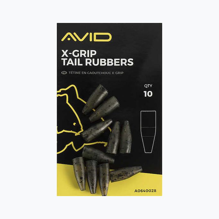Гумки для безпечних кліпс Avid Carp X- Grip Tail Rubbers camo 2