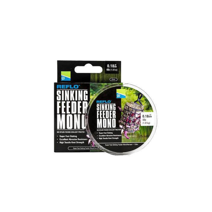 Волосінь фідерна Preston Innovations Reflo Sinking Feeder Mono зелена PSFM/20 2