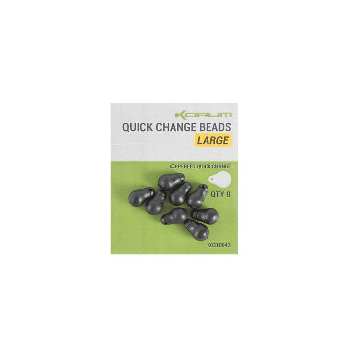 Фідерні з'єднувачі Korum Quick Change Beads чорні K0310042 2
