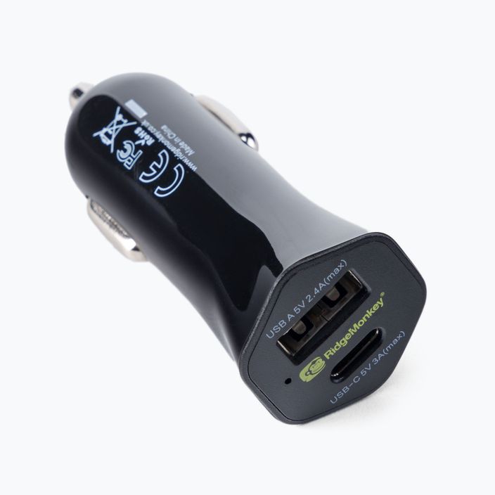 Зарядний пристрій RidgeMonkey Vault 15W USB-C Car Charger чорний RM145 2