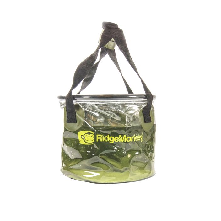 Відро для риболовлі RidgeMonkey Perspective Collapsible Bucket зелене RM297 2