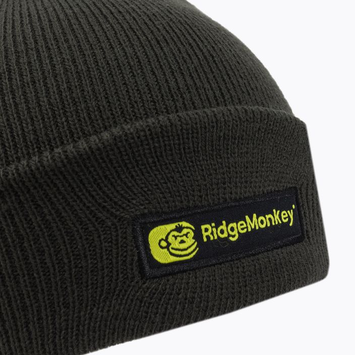 Шапка для риболовлі męska Ridgemonkey Apearel Bobble Beanie Hat зелена RM557 3