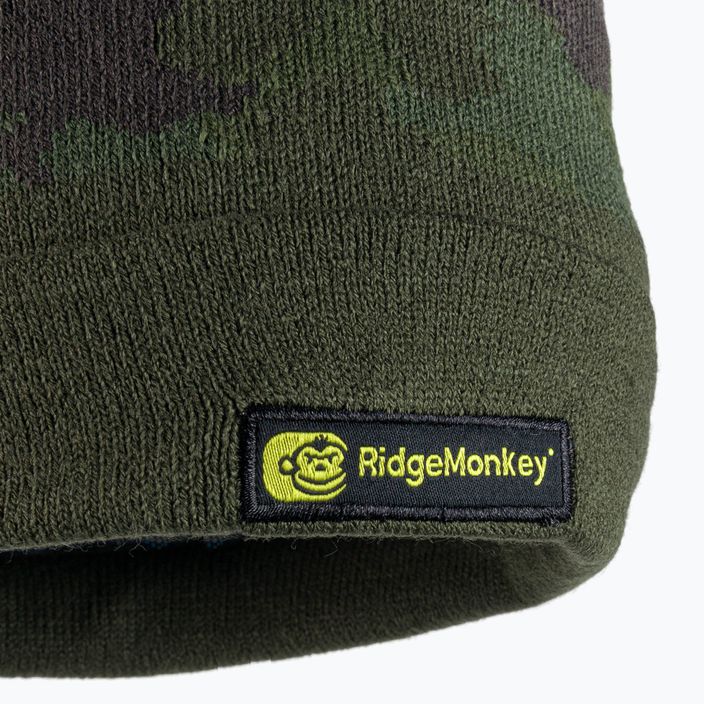Шапка для риболовлі RidgeMonkey Apearel Bobble Beanie Hat зелена RM558 3