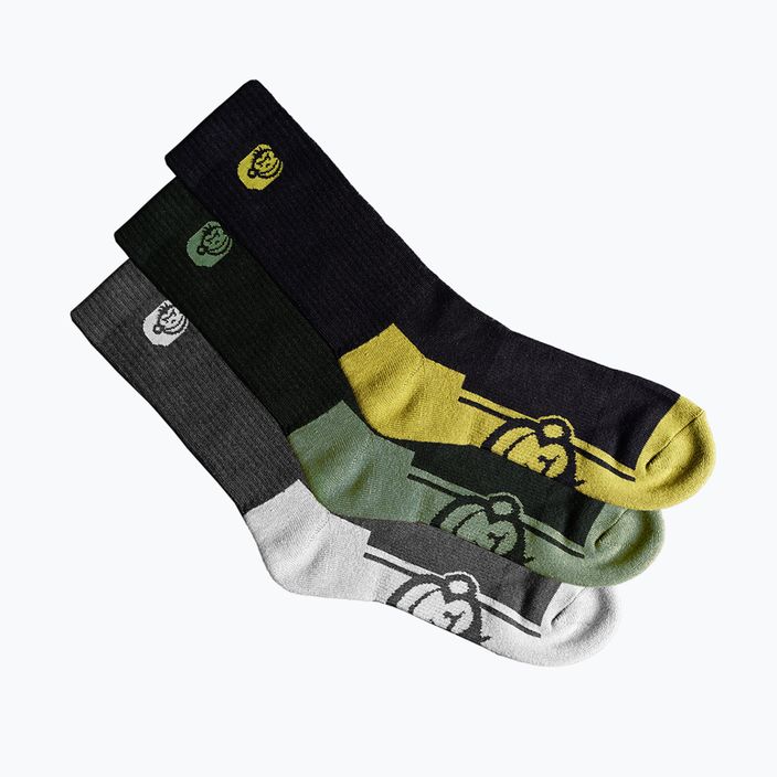 Шкарпетки для риболовлі RidgeMonkey Apearel Crew Socks 3 Pack чорні RM659 11