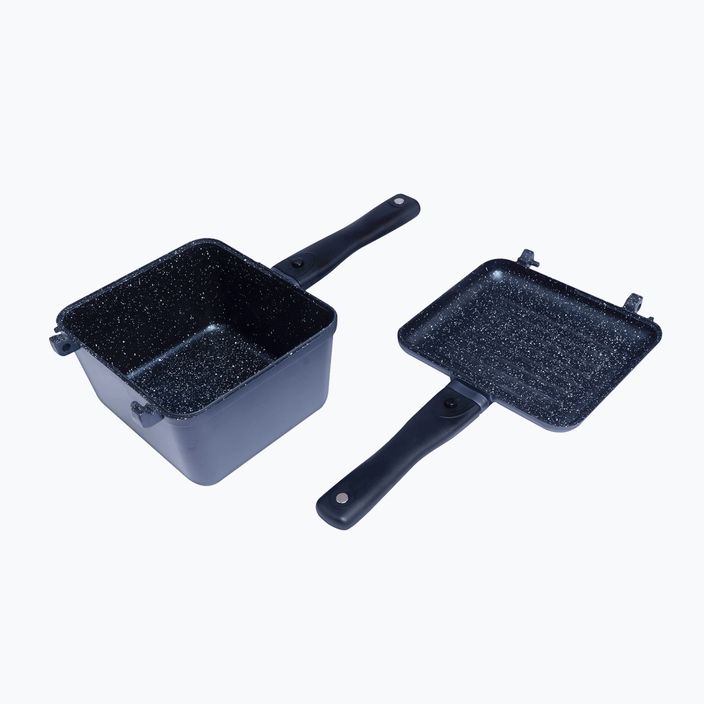 Набір продуктів RidgeMonkey Connect Deep Pan and Griddle Granite Edition Rondel зі сковорідкою чорний RM778 5