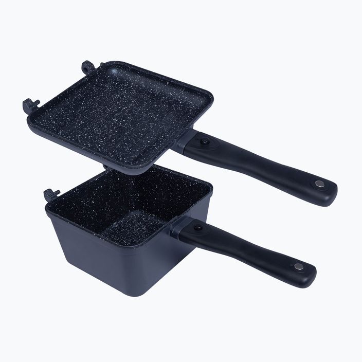 Набір продуктів RidgeMonkey Connect Deep Pan and Griddle Granite Edition Rondel зі сковорідкою чорний RM778 6