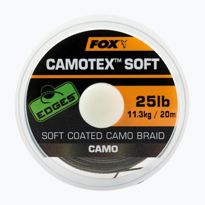 Плетена волосінь коропова Fox International Camotex Soft Camo CAC737