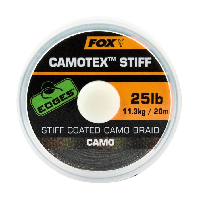 Плетена волосінь коропова Fox International Camotex Stiff Camo CAC740 2