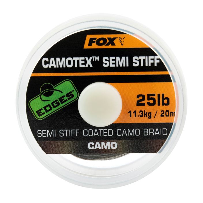 Плетена волосінь коропова Fox International Camotex Semi Stiff Camo CAC743 2