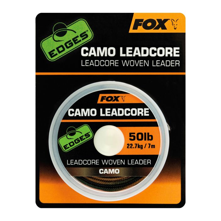 Плетена волосінь поплавкова коропова Fox International Camo Leadcore 7 m camo CAC747 2