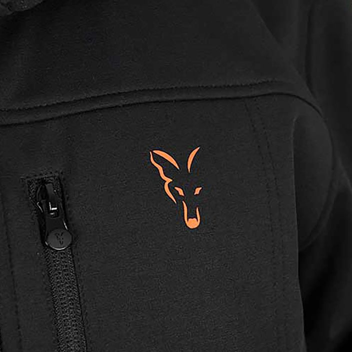 Куртка для рибалки Fox International Collection Soft Shell black/orange 5