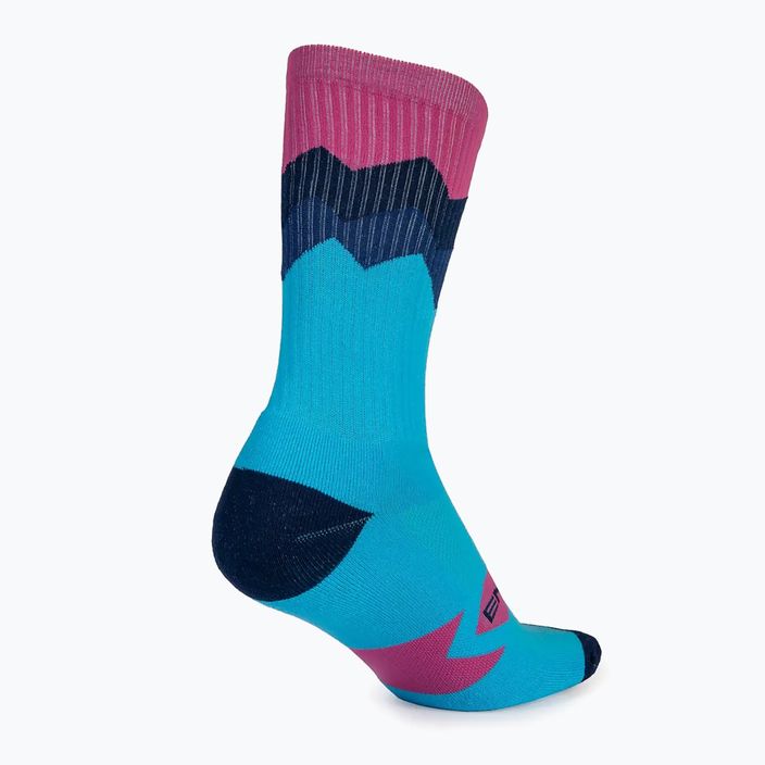 Чоловічі шкарпетки для велоспорту Endura Jagged електричні сині 3