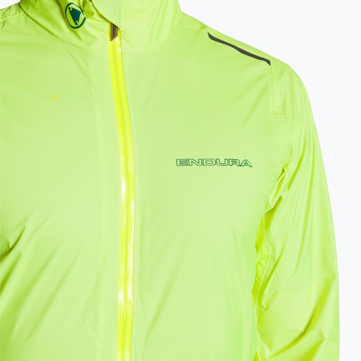 Чоловіча велосипедна куртка Endura Pro SL Waterproof hi-viz жовта 3