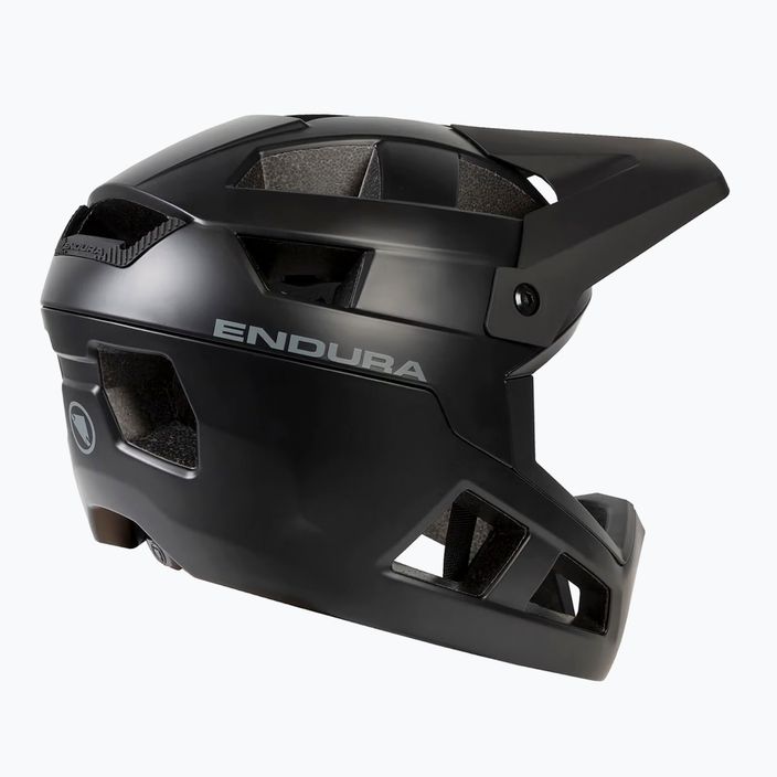 Велосипедний шолом Endura Singletrack Full Face чорний 4
