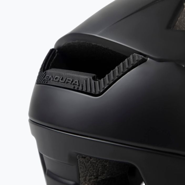 Велосипедний шолом Endura Singletrack Full Face чорний 7