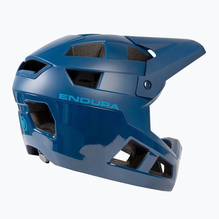 Велосипедний шолом Endura Singletrack Full Face чорничний 4