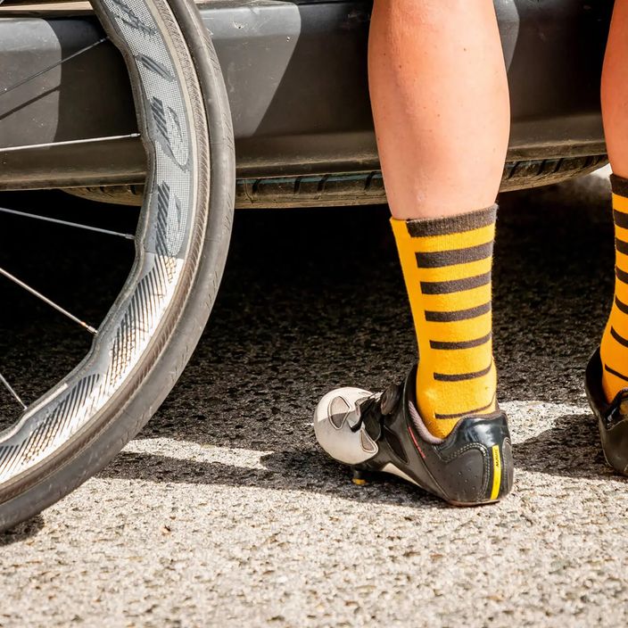 Чоловічі шкарпетки для велоспорту Endura Coolmax Stripe 2 pack гранатовий 3
