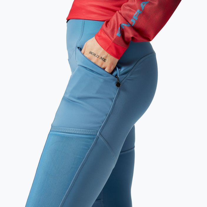 Жіночі велосипедні штани Endura Singletrack сині сталеві 4