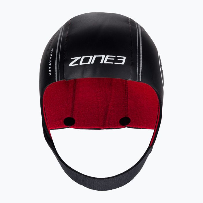 Шапочка для плавання неопренова ZONE3 Neoprene Heat Tech чорна NA21UHTC116 2