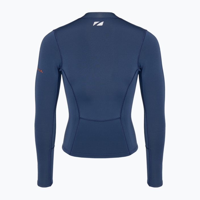 Жіноча неопренова футболка ZONE3 Yulex з довгим рукавом, темно-синій топ 2