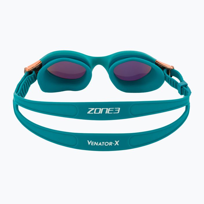 Окуляри для плавання ZONE3 Venator-X Swim teal/cooper 5