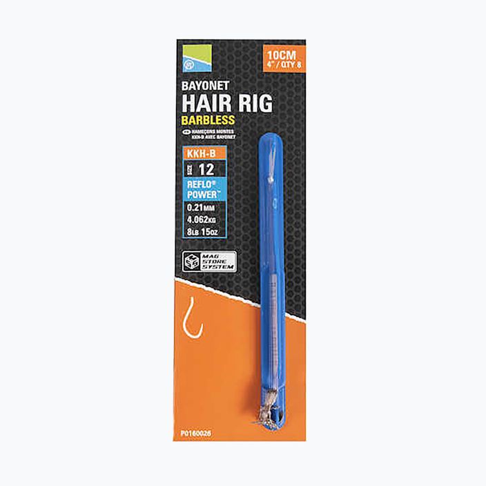 Поводок для methody Preston Innovations KKH-B Mag Store Hair Rigs гак + волосінь прозорий P0160025