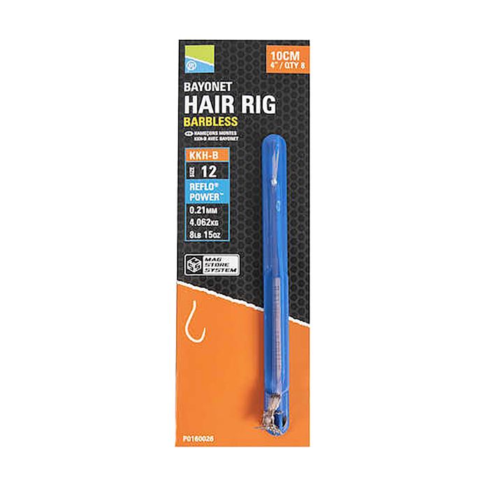 Поводок для methody Preston Innovations KKH-B Mag Store Hair Rigs гак + волосінь прозорий P0160025 2