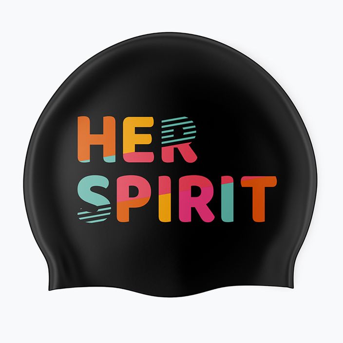 Шапочка для плавання HUUB Her Spirit Swim Cap чорна A2-VGCAPHS 3