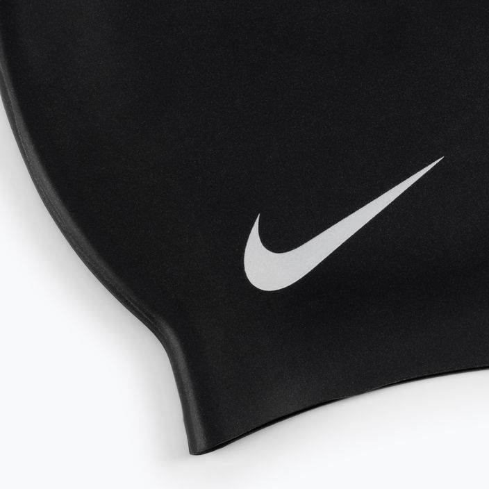 Шапочка для плавання дитяча Nike SOLID JUNIOR чорна TESS0106 2