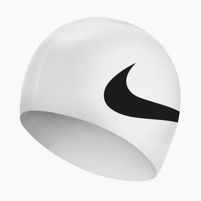 Шапочка для плавання Nike Big Swoosh біла NESS8163-100 3