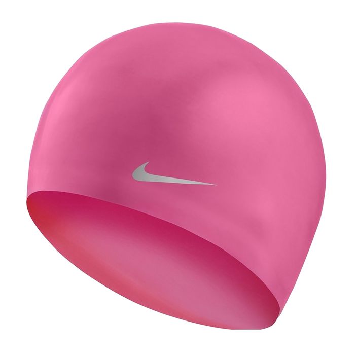 Шапочка для плавання дитяча Nike SOLID JUNIOR рожева TESS0106 2