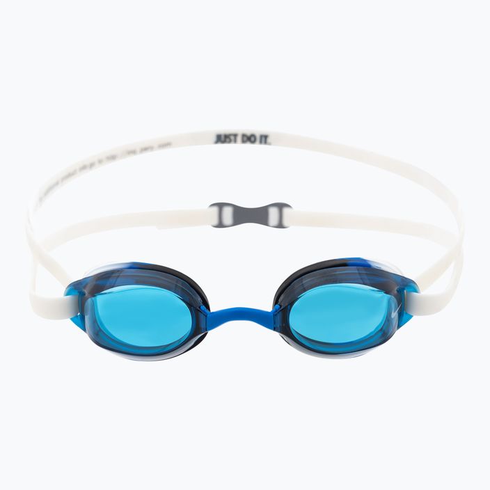 Окуляри для плавання дитячі Nike LEGACY JUNIOR сині NESSA181 2