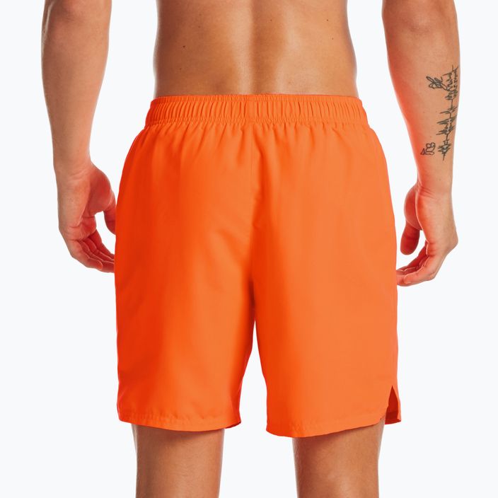 Шорти для плавання чоловічі Nike Essential 7" Volley помаранчеві NESSA559-822 5